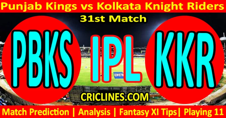 Today Match Prediction-PBKS vs KKR-IPL Match Today 2025-31st Match-Venue Details-Dream11-Toss Update-Who Will Win