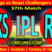 Today Match Prediction-PBKS vs RCB-IPL Match Today 2025-37th Match-Venue Details-Dream11-Toss Update-Who Will Win