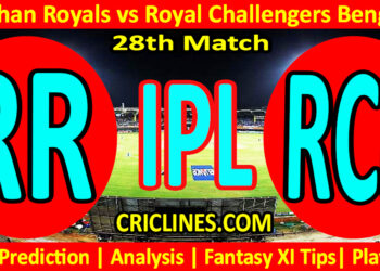 Today Match Prediction-RR vs RCB-IPL Match Today 2025-28th Match-Venue Details-Dream11-Toss Update-Who Will Win