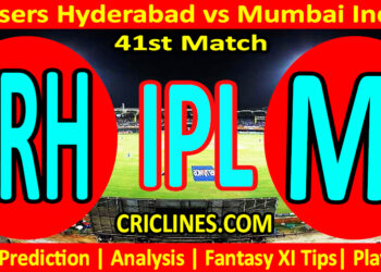 Today Match Prediction-SRH vs MI-IPL Match Today 2025-41st Match-Venue Details-Dream11-Toss Update-Who Will Win