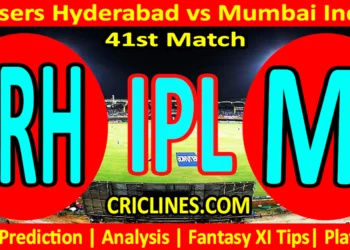 Today Match Prediction-SRH vs MI-IPL Match Today 2025-41st Match-Venue Details-Dream11-Toss Update-Who Will Win