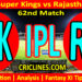 Today Match Prediction-CSK vs RR-IPL Match Today 2025-62nd Match-Venue Details-Dream11-Toss Update-Who Will Win