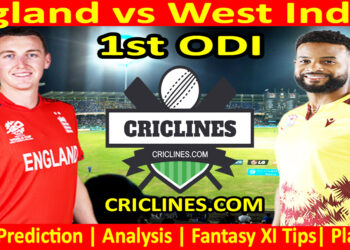 Today Match Prediction-ENG vs WI-1st ODI-2025-Dream11-Who Will Win Today