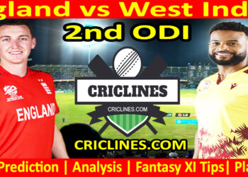 Today Match Prediction-ENG vs WI-2nd ODI-2025-Dream11-Who Will Win Today