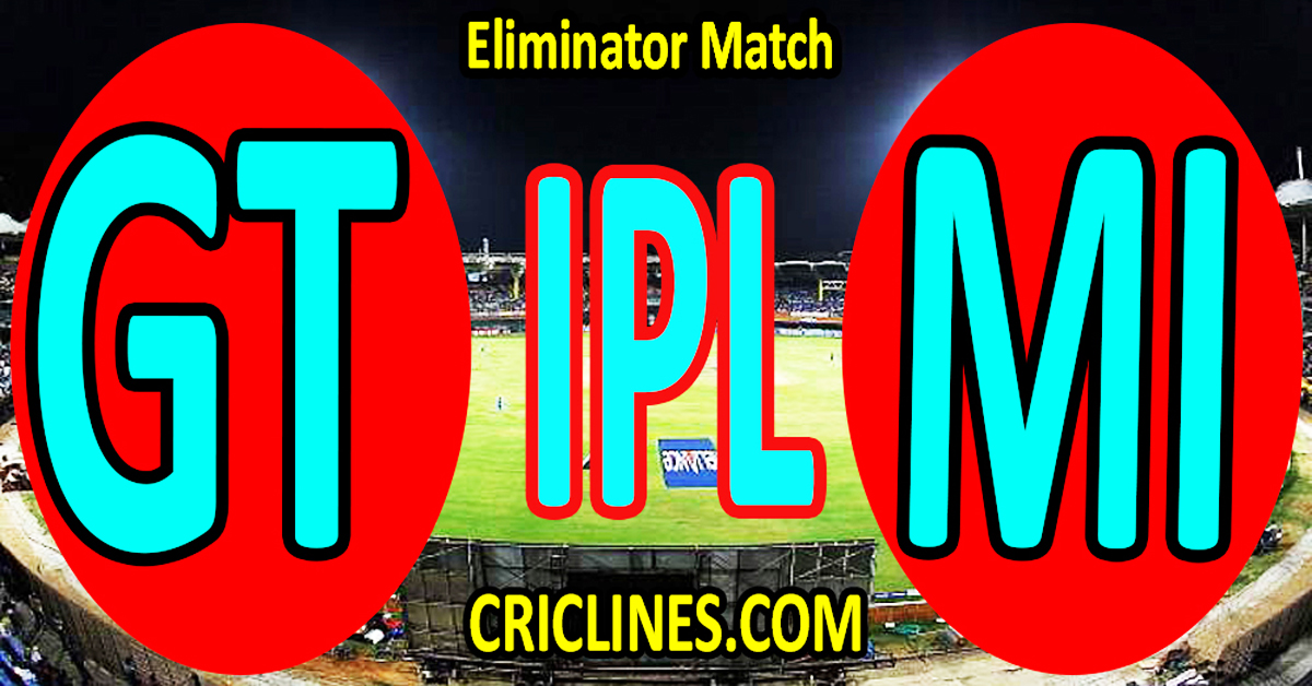 Today Match Prediction-Gujarat Titans vs Mumbai Indians-IPL Match Today 2025-Eliminator Match-Venue Details-Dream11-Toss Update-Who Will Win