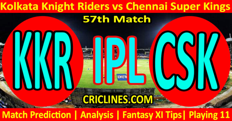 Today Match Prediction-KKR vs CSK-IPL Match Today 2025-57th Match-Venue Details-Dream11-Toss Update-Who Will Win