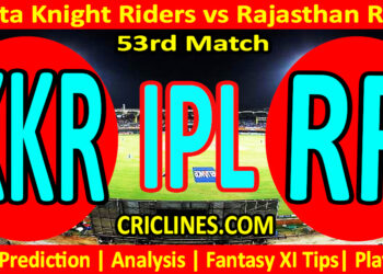 Today Match Prediction-KKR vs RR-IPL Match Today 2025-53rd Match-Venue Details-Dream11-Toss Update-Who Will Win
