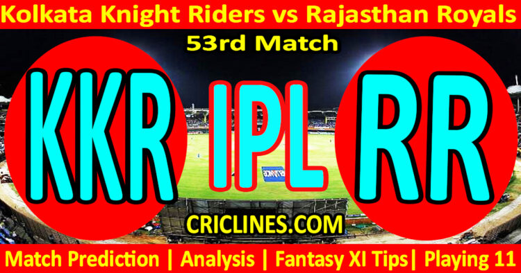 Today Match Prediction-KKR vs RR-IPL Match Today 2025-53rd Match-Venue Details-Dream11-Toss Update-Who Will Win