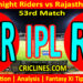 Today Match Prediction-KKR vs RR-IPL Match Today 2025-53rd Match-Venue Details-Dream11-Toss Update-Who Will Win