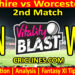 Today Match Prediction-LAN vs WOR-Vitality T20 Blast 2025-Dream11-2nd Match-Venue Details-Toss Update-Who Will Win
