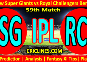 Today Match Prediction-LSG vs RCB-IPL Match Today 2025-59th Match-Venue Details-Dream11-Toss Update-Who Will Win