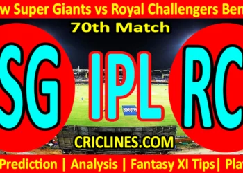 Today Match Prediction-LSG vs RCB-IPL Match Today 2025-70th Match-Venue Details-Dream11-Toss Update-Who Will Win