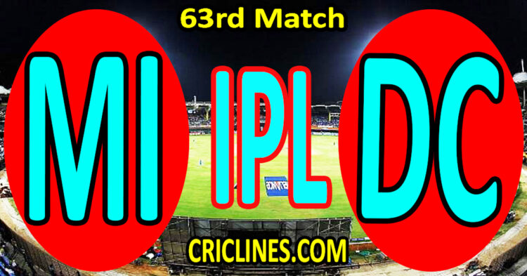Today Match Prediction-Mumbai Indians vs Delhi Capitals-IPL Match Today 2025-63rd Match-Venue Details-Dream11-Toss Update-Who Will Win