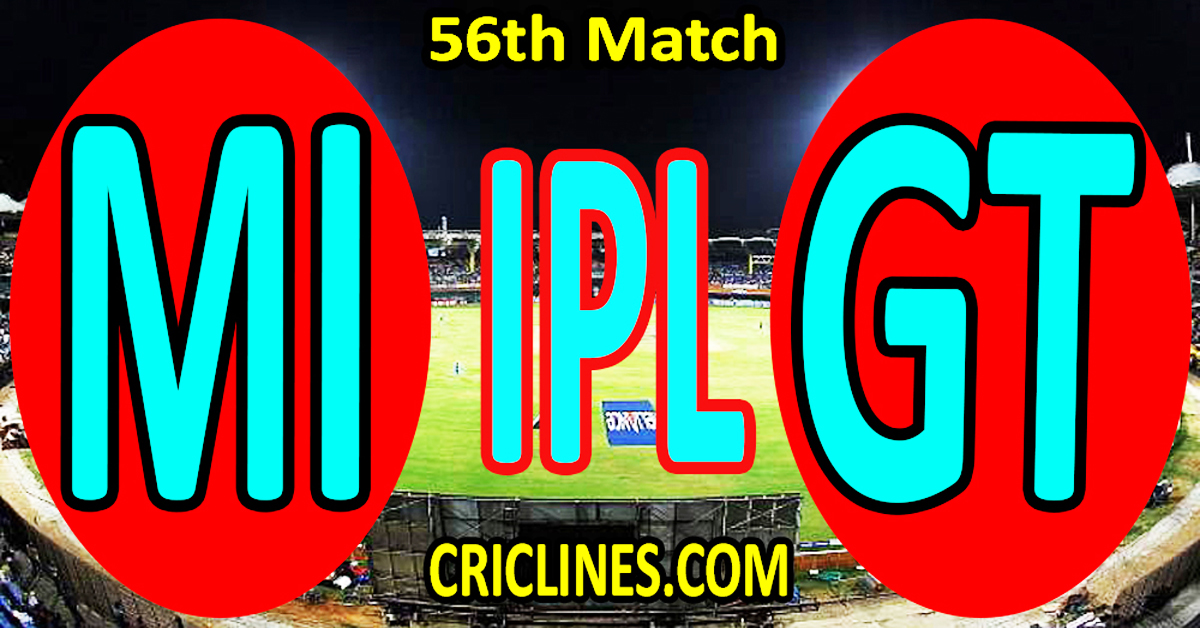 Today Match Prediction-Mumbai Indians vs Gujarat Titans-IPL Match Today 2025-56th Match-Venue Details-Dream11-Toss Update-Who Will Win