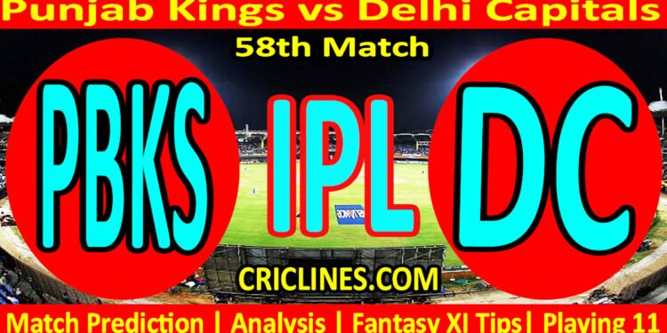 Today Match Prediction-PBKS vs DC-IPL Match Today 2025-58th Match-Venue Details-Dream11-Toss Update-Who Will Win