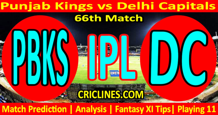 Today Match Prediction-PBKS vs DC-IPL Match Today 2025-66th Match-Venue Details-Dream11-Toss Update-Who Will Win