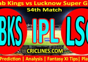 Today Match Prediction-PBKS vs LSG-IPL Match Today 2025-54th Match-Venue Details-Dream11-Toss Update-Who Will Win
