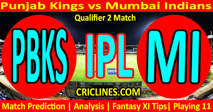 Today Match Prediction-PBKS vs MI-IPL Match Today 2025-Qualifier 2 Match-Venue Details-Dream11-Toss Update-Who Will Win