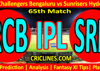 Today Match Prediction-RCB vs SRH-IPL Match Today 2025-65th Match-Venue Details-Dream11-Toss Update-Who Will Win