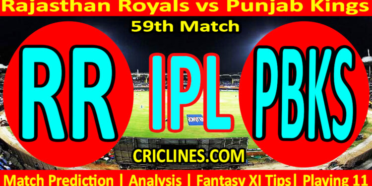 Today Match Prediction-RR vs PBKS-IPL Match Today 2025-59th Match-Venue Details-Dream11-Toss Update-Who Will Win