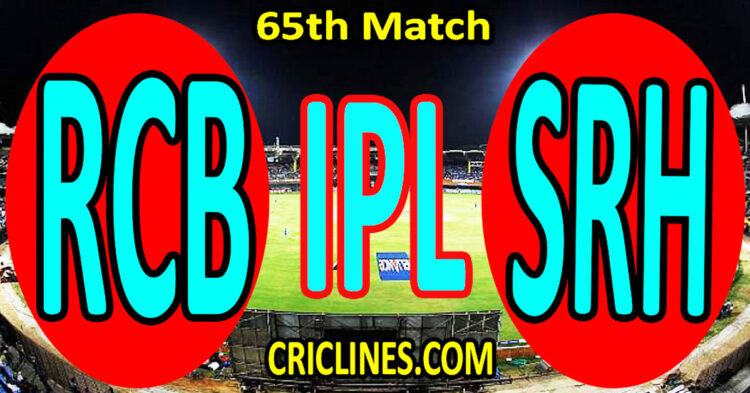 Today Match Prediction-Royal Challengers Bengaluru vs Sunrisers Hyderabad-IPL Match Today 2025-65th Match-Venue Details-Dream11-Toss Update-Who Will Win