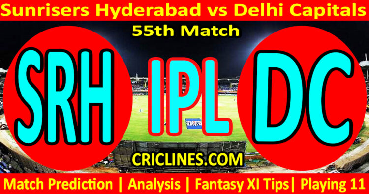 Today Match Prediction-SRH vs DC-IPL Match Today 2025-55th Match-Venue Details-Dream11-Toss Update-Who Will Win