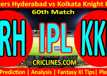 Today Match Prediction-SRH vs KKR-IPL Match Today 2025-60th Match-Venue Details-Dream11-Toss Update-Who Will Win