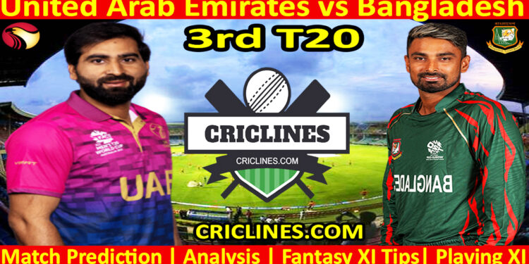 Today Match Prediction-UAE vs BAN-Dream11-3rd T20-2025-Who Will Win