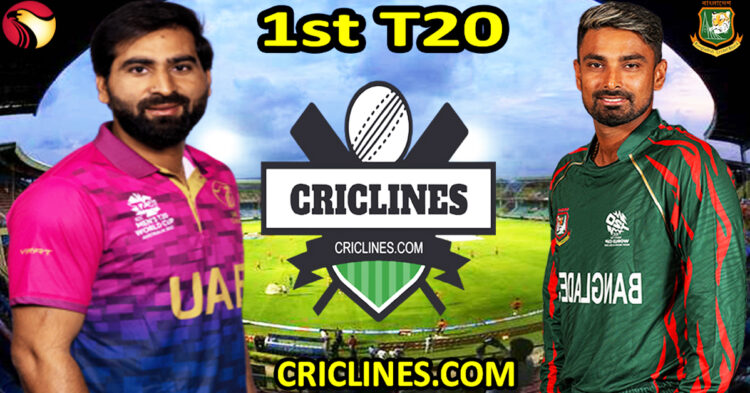 Today Match Prediction-United Arab Emirates vs Bangladesh-Dream11-1st T20-2025-Who Will Win