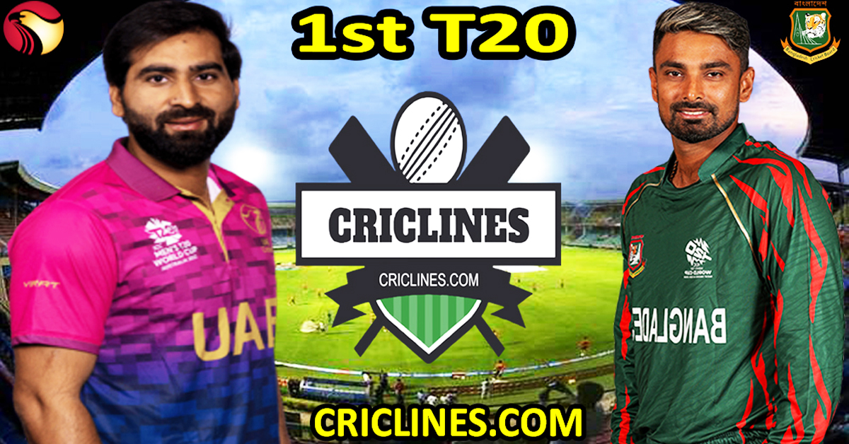 Today Match Prediction-United Arab Emirates vs Bangladesh-Dream11-1st T20-2025-Who Will Win