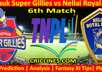 Today Match Prediction-CSG vs NRK-TNPL T20 2025-6th Match-Who Will Win