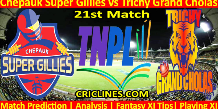 Today Match Prediction-CSG vs TGC-TNPL T20 2025-21st Match-Who Will Win