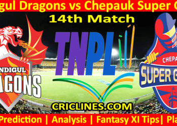 Today Match Prediction-DID vs CSG-TNPL T20 2025-14th Match-Who Will Win
