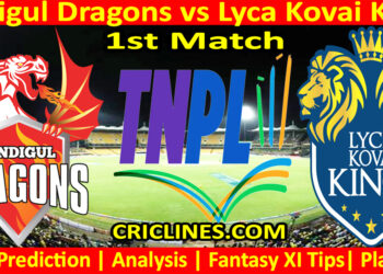 Today Match Prediction-DID vs LKK-TNPL T20 2025-1st Match-Who Will Win