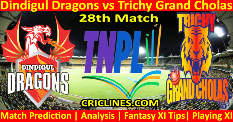 Today Match Prediction-DID vs TGC-TNPL T20 2025-28th Match-Who Will Win