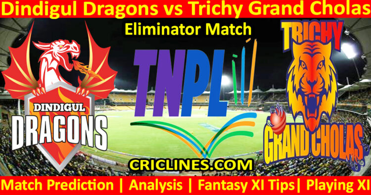 Today Match Prediction-DID vs TGC-TNPL T20 2025-Eliminator Match-Who Will Win