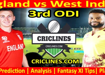 Today Match Prediction-ENG vs WI-3rd ODI-2025-Dream11-Who Will Win Today