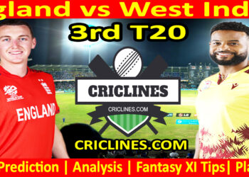 Today Match Prediction-ENG vs WI-3rd T20-2025-Dream11-Who Will Win Today