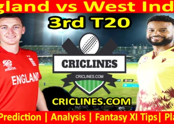 Today Match Prediction-ENG vs WI-3rd T20-2025-Dream11-Who Will Win Today