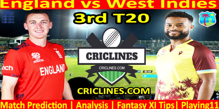 Today Match Prediction-ENG vs WI-3rd T20-2025-Dream11-Who Will Win Today