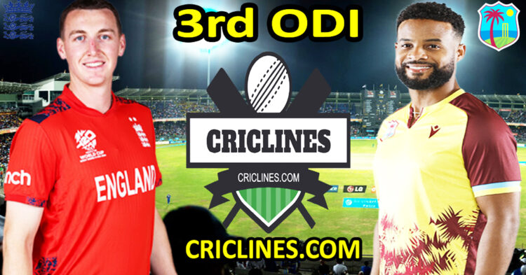 Today Match Prediction-England vs West Indies-3rd ODI-2025-Dream11-Who Will Win Today