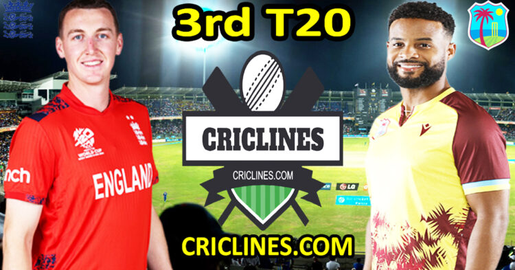 Today Match Prediction-England vs West Indies-3rd T20-2025-Dream11-Who Will Win Today