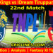 Today Match Prediction-LKK vs IDT-TNPL T20 2025-22nd Match-Who Will Win