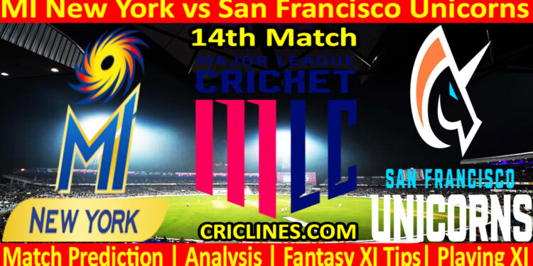 Today Match Prediction-MINY vs SFU-MLC T20 2025-14th Match-Who Will Win
