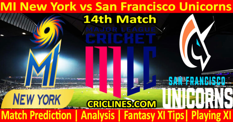 Today Match Prediction-MINY vs SFU-MLC T20 2025-14th Match-Who Will Win