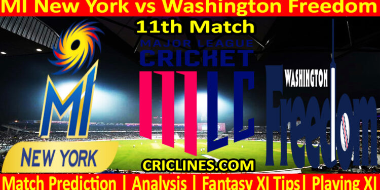 Today Match Prediction-MINY vs WAF-MLC T20 2025-11th Match-Who Will Win