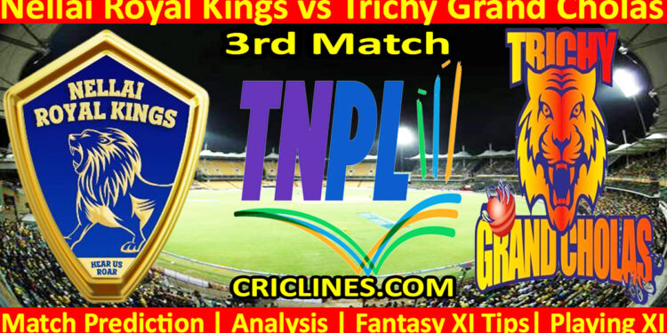 Today Match Prediction-NRK vs TGC-TNPL T20 2025-3rd Match-Who Will Win