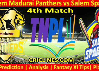 Today Match Prediction-SMP vs SS-TNPL T20 2025-4th Match-Who Will Win
