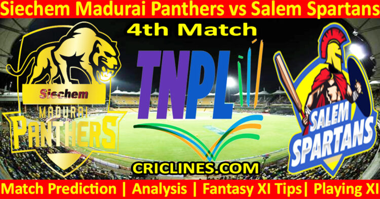 Today Match Prediction-SMP vs SS-TNPL T20 2025-4th Match-Who Will Win