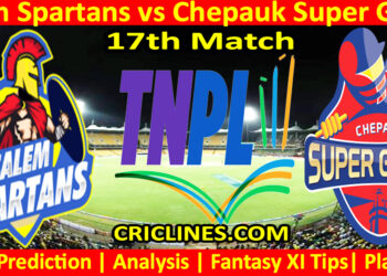 Today Match Prediction-SS vs CSG-TNPL T20 2025-17th Match-Who Will Win